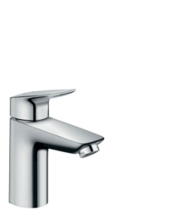 Bild von HANSGROHE Logis Einhebel-Waschtischmischer 100 mit Push-Open Ablaufgarnitur,  71107000