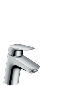 Bild von HANSGROHE Logis Einhebel-Waschtischmischer 70 mit Push-Open Ablaufgarnitur,  71077000