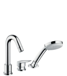 Bild von HANSGROHE Logis 3-Loch Einhebel-Wannenrandmischer,  71310000