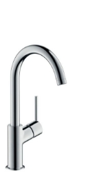 Bild von HANSGROHE Talis Einhebel-Waschtischmischer 210 mit Push-Open Ablaufgarnitur und Schwenkauslauf 120°,  32082000