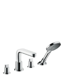 Bild von HANSGROHE Metris S 4-Loch Wannenrandarmatur mit Auslauf 171 mm,  31446000