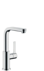 Bild von HANSGROHE Metris S Einhebel-Waschtischmischer mit Push-Open Ablaufgarnitur und Schwenkauslauf 120°,  31161000