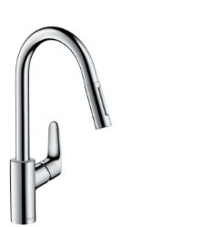 Bild von HANSGROHE Focus Einhebel-Küchenmischer 240 mit Ausziehbrause,  31815000