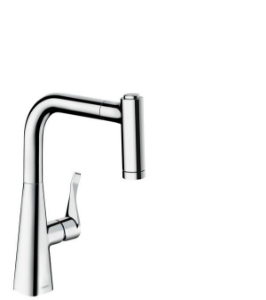 Bild von HANSGROHE M71 Metris Einhebel-Küchenmischer 220 mit Ausziehbrause und sBox,  73800000