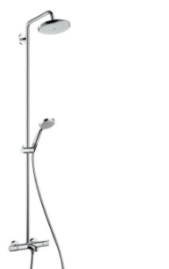 Bild von HANSGROHE Croma 220 Air 1jet Showerpipe Wanne,  27223000