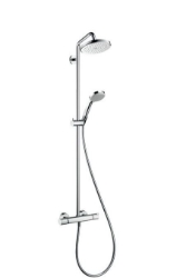 Bild von HANSGROHE Croma 220 Air 1jet Showerpipe EcoSmart 9 l/min,  27188000