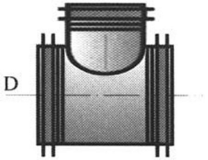 Bild von Spiro T-Abzweiger 90° Typ TCPU-V-160-160, Art.Nr. :  01905.874