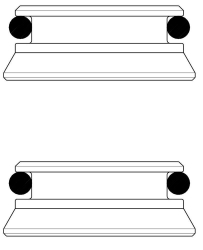 Bild von OVENTROP Einlegestück für „Multiflex F/Multiblock T/TF/Cocon QTZ“ als Set = 2 Stück, mit Konus, Art.Nr. : 1661100