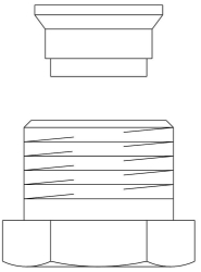 Bild von OVENTROP Klemmringverschraubung „Ofix CEP“ für IG G ¾ x 18 mm, für Kupferrohre, vernickelt, Art.Nr. : 1027157