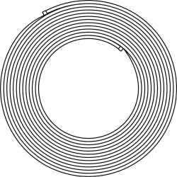 Bild von OVENTROP Kunststoffrohr „Copex“ PE-Xc, Ringbundlänge 600 m, 20 x 2 mm, Art.Nr. : 1400354