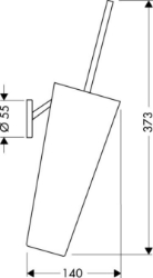 Bild von AXOR Starck WC Bürstenhalter Wandversion, Art.Nr. 40835000