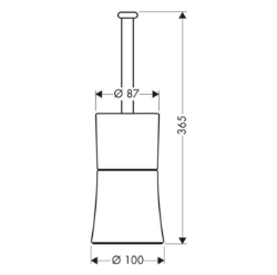 Bild von AXOR Uno WC Bürstenhalter Standversion, Art.Nr. 41536000