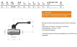 Bild von JRG Kugelhahn, DN 8 - Art.Nr. : 6020.080