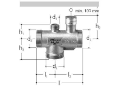 Bild von JRGUMAT Thermomischer PN10, DN40, 40°C - Art.Nr. : 3400.952