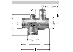 Bild von JRGUMAT Thermomischer PN10, DN40, 40°C - Art.Nr. : 3400.952