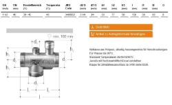 Bild von JRGUMAT Thermomischer PN10, DN40, 40°C - Art.Nr. : 3400.952