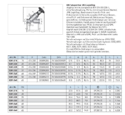 Picture of KRV absperrbar JRG LegioStop Abgänge mit Aussengewinde BR1 EN ISO 228-1, ohne Verschraubung, PN 16, DN50 - Art.Nr. : 5281.050