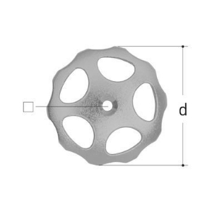 Bild von JRG Sanipex Handrad, d (mm): 53, Art.Nr. : 8500.162