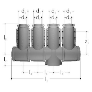 Bild von JRG Sanipex Schutzschalen-Set 4-fach, d-d-d (mm): 12 ‐ 16 ‐ 20, , Art.Nr. : 5758.004