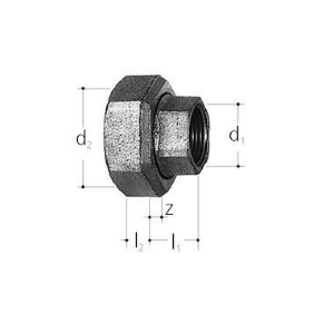 Bild von JRG Sanipex Verschraubung,  GN (inch): 1 1∕4, Art.Nr. : 8204.480