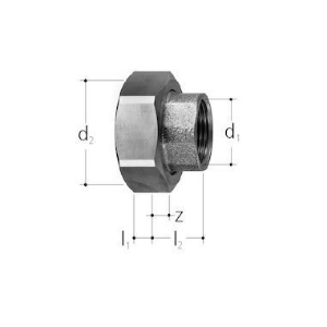 Bild von JRG Sanipex Verschraubung,  GN (inch): 1 1∕4, Art.Nr. : 8331.480