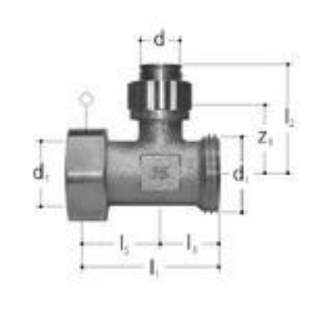 Bild von JRG Sanipex Verteiler 1-fach, d 20mm, Art.Nr. : 5420.020