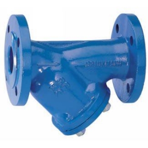 Bild von Honeywell Resideo Schmutzfänger FY69P m Flanschen GG blau A A DN 50,  Art.Nr. : FY69P-50A