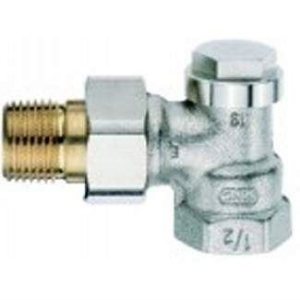 Bild von Honeywell Resideo Rücklaufverschraubung Verafix Messing, vernickelt, Durchgang, 3/4",  Art.Nr. : V2400D0020