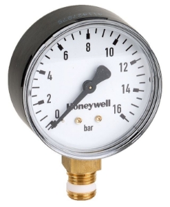 Bild von Honeywell Resideo Manometer M78M zu Filter F78TS, R 1/4, Teilung 0-16bar,  Art.Nr. : M78M-A16