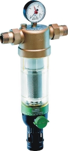 Bild von Honeywell Resideo Hauswasser-Feinfilter F76S Messing, AC, R11/2, Art.-Nr. F76S-11/2AC