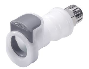 Bild von CPC Kupplungen 1/4 In-Line  Acetal (POM) Coupling Body with Shroud- 25 Stk,  Art.Nr. : APC13004SH