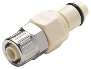 Bild von CPC Kupplungen 3/8 PTF Non-Valved In-Line Polypropylene Coupling Insert- 25 Stk,  Art.Nr. : PLC2000612