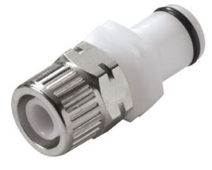 Bild von CPC Kupplungen 10mm PTF Non-Valved In-Line Acetal Coupling Insert- 25 Stk,  Art.Nr. : PLC200M10