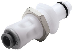 Bild von CPC Kupplungen 1/4 JG Non-Valved Panel Mount Acetal Coupling Insert- 25 Stk,  Art.Nr. : PLC41004