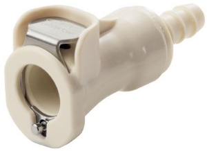 Bild von CPC Kupplungen 1/4 Hose Barb Valved In-Line Polypropylene Coupling Body- 25 Stk,  Art.Nr. : PLCD1700412