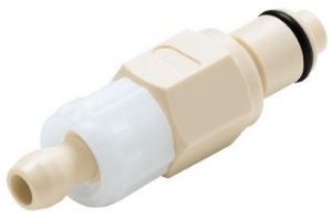 Bild von CPC Kupplungen 1/4 SofTube Valved Polypropylene Coupling Insert- 25 Stk,  Art.Nr. : PLCD22040612