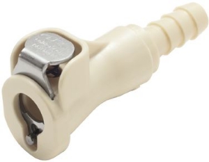 Bild von CPC Kupplungen 1/4 Hose Barb Non-Valved In-Line Polypropylene Coupling Body- 25 Stk,  Art.Nr. : PMC170412