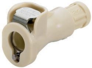 Bild von CPC Kupplungen 1/4 FUNF Valved In-Line Polypropylene Coupling Body- 25 Stk,  Art.Nr. : PMCD19042812