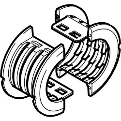 Bild von Geberit Mepla Rohrschelleneinlegeschale, da 40 mm, di 32 mm, Art.-Nr. 604.702.00.1