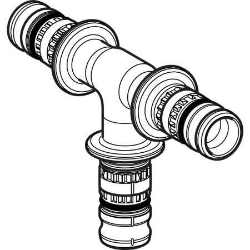 Bild von Geberit Mepla T-Stück egal, DN 12, d 16 mm, Art.-Nr. 621.310.00.5