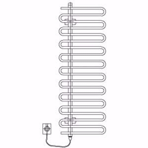 Bild von Arbonia Cobrawatt Badheizkörper CBTW140L 400 WKS, Art.Nr. : CBTW140L 400 AF WKS