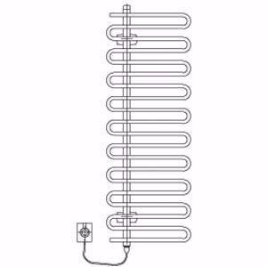 Bild von Arbonia Cobrawatt Badheizkörper CBTW180L 500 FKS, Art.Nr. : CBTW180L 500 AF FKS