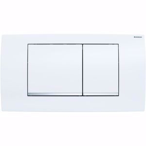 Picture of Geberit Twinline30 Betätigungsplatte weiss / glanzchrom / weiss, Art.Nr. : 115.899.KJ.1