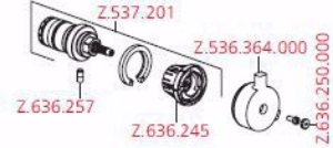 Bild von KWC Thermostatkartusche Set, Art.Nr. : Z.537.201