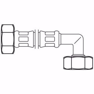 Bild von Neoperl FLEXO Anschlussschlauch DN10 gebogen IG x IG 3/4" x 3/4" 150 cm, Art.Nr. : 38842150