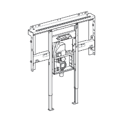 Bild von Geberit ONE Duofix Element WT mit ONE Wandmischer raumhoch, 120cm, Art.Nr. : 111.074.00.1