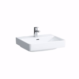 Bild von Laufen Pro S - Waschtisch PRO S 55X47 WEISS, 550 x 465 x 175, 000, weiss, 1 Hahnloch, Art.Nr. : H8109620001041