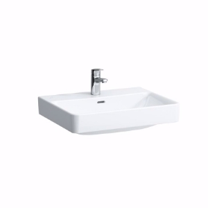 Bild von Laufen Pro S - Waschtisch PRO S 60X47 LCC WS, 600 x 465 x 175, 400, LCC-weiss, ohne Hahnloch, Art.Nr. : H8109634001091