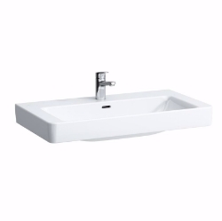 Bild von Laufen Pro S - Waschtisch PRO S 85X47 LCC WS, 850 x 460 x 175, 400, LCC-weiss, ohne Hahnloch, Art.Nr. : H8139654001091