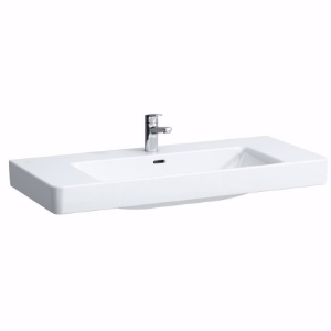 Bild von Laufen Pro S - Waschtisch PRO S 105X47 WEISS, 1050 x 460 x 175, 000, weiss, 1 Hahnloch, Art.Nr. : H8139660001041